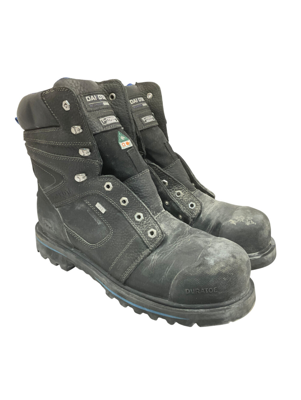 Dakota Men's 8" 557 STCP HD3 Vibram Work Boots Black/Blue Size 13M